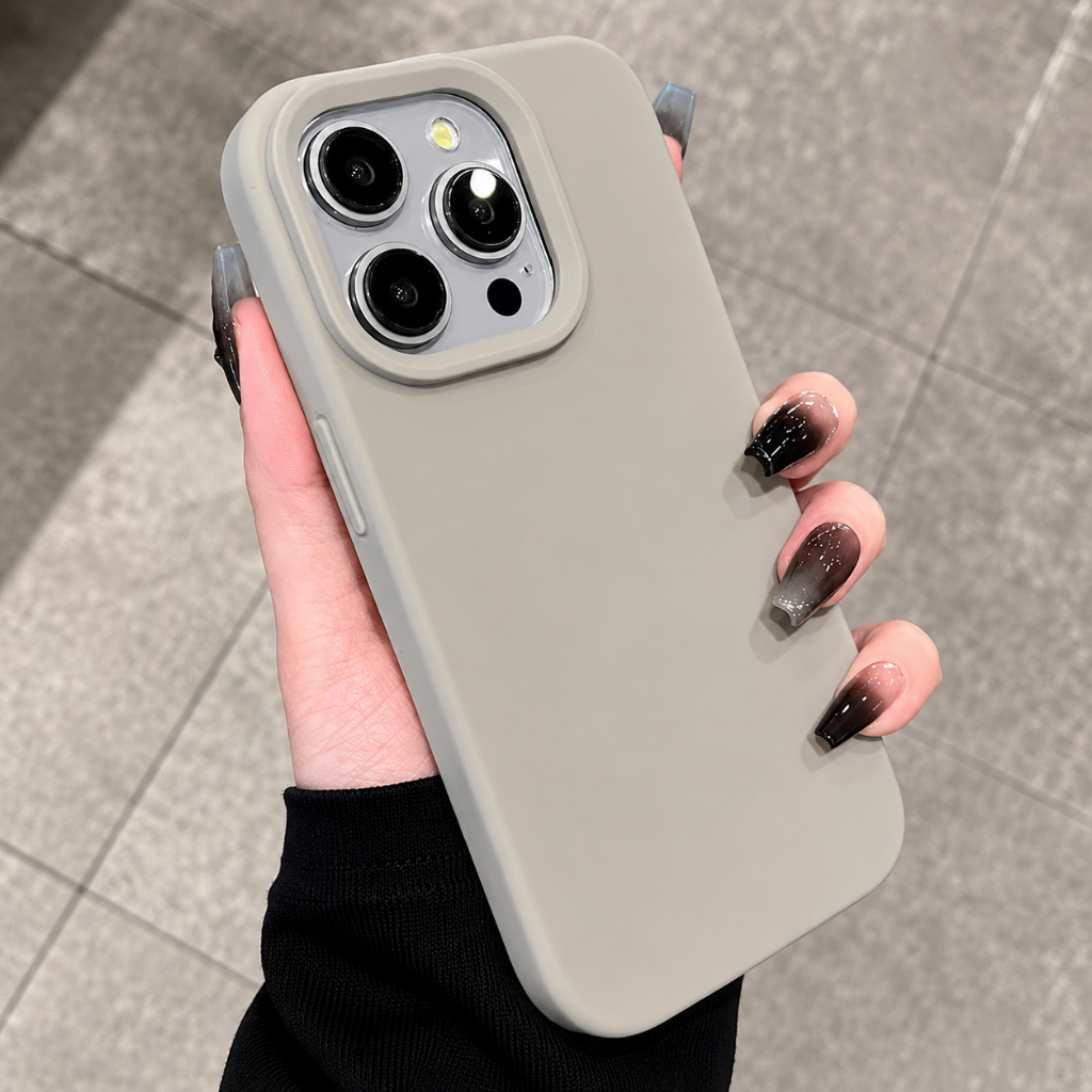 Ốp Lưng iPhone TPU Silicon Mềm Lót Nhung, Chống Bẩn, Tinh Tế cho iP 7/8/Plus/X/XS/XR/11/12/13/14/15/16/17/Pro/Max