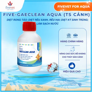 Dung Dịch Xử Lý Nước Hồ Cá Có Rêu Tảo FIVEVET – Five-Gaeclean Aqua (TS cảnh)