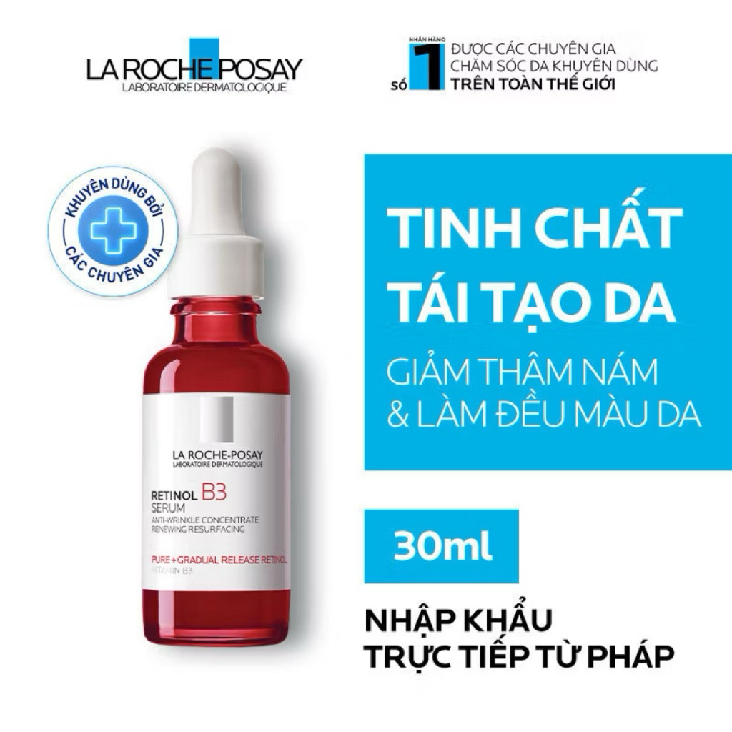 Serum Retinol B3 La Roche-Posay Chính Hãng 30ml – Hỗ Trợ Giảm Nhăn, Mờ Thâm, Tái Tạo Da