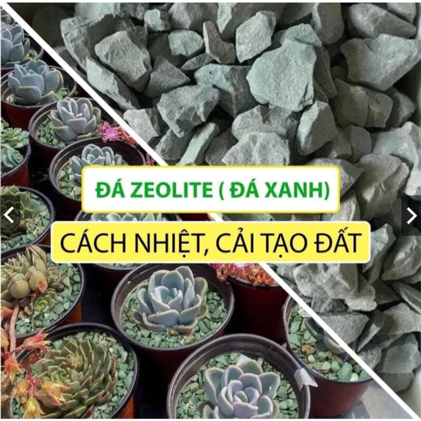 Đá Zeolite size 3-6mm - Đá rải mặt, trộn giá thể trồng sen đá, xương rồng - Giúp Thoáng Rễ, Hạn Chế Úng