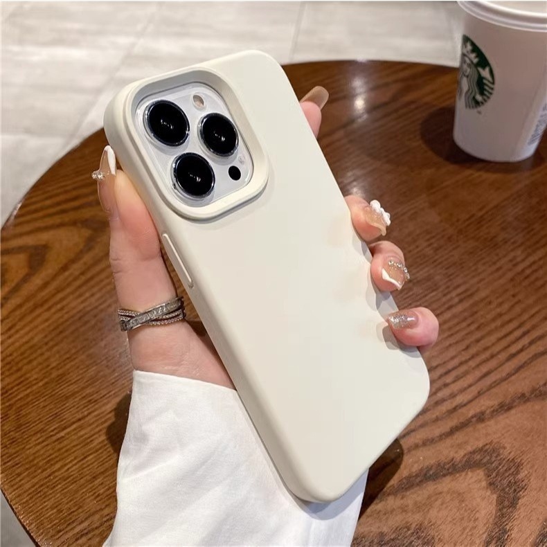 Ốp Lưng iPhone TPU Silicon Mềm Lót Nhung, Chống Bẩn, Tinh Tế cho iP 7/8/Plus/X/XS/XR/11/12/13/14/15/16/17/Pro/Max