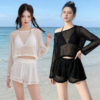 Bikini Nữ KiểU HàN MớI ThiếT Kế LướI Mờ ẢO VảI MềM ChốNg NắNg Style GợI đồ đI BiểN Bikini Bigzize