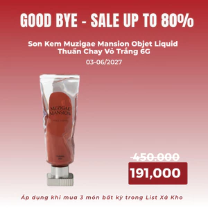 Son Kem Muzigae Mansion Objet Liquid Thuần Chay 6g