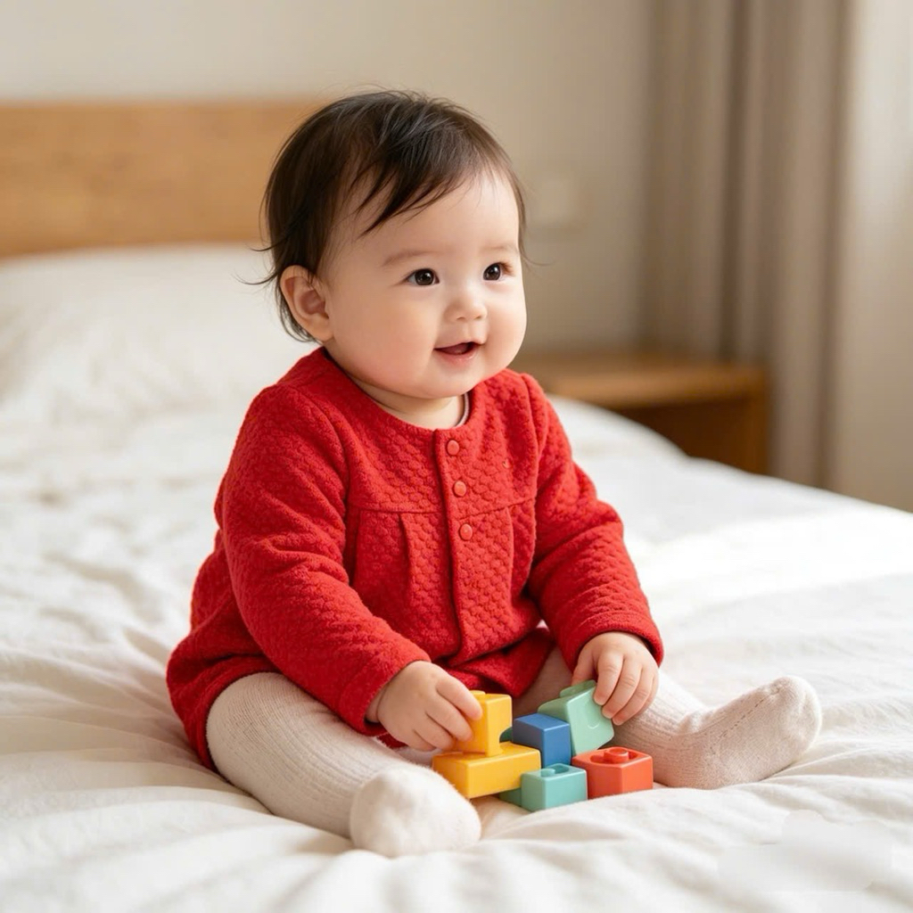 Áo Khoác Cardigan Bé Gái Ấm Áp NB-3Y (3-13kg) – Áo Len Trẻ Em C6030