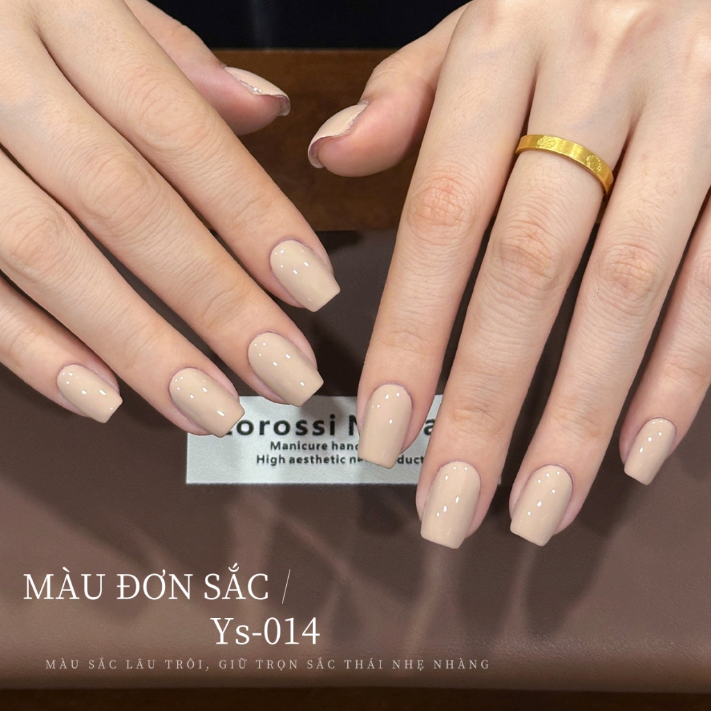 XEIJAYI 10ml - Sơn gel móng tay màu trà sữa nude. Độ bão hòa thấp, thích hợp cho các tiệm nail.