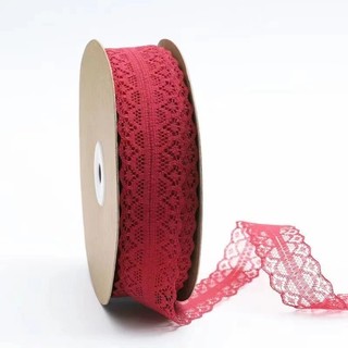 Ruy băng ren 3CM – Cuộn 45M trắng, đen, hồng to nhỏ phụ kiện trang trí handmade, làm nơ bó hoa, hộp quà