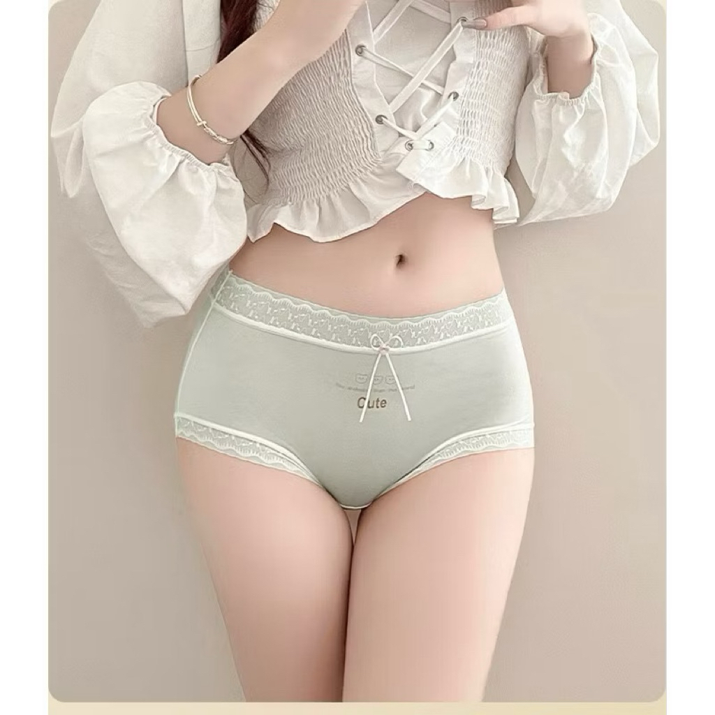 Combo 5 quần hoặc 10 quần lót nữ lụa băng chất mỏng mát thấm hút mồ hôi . viền ren nữ tính cạp vừa