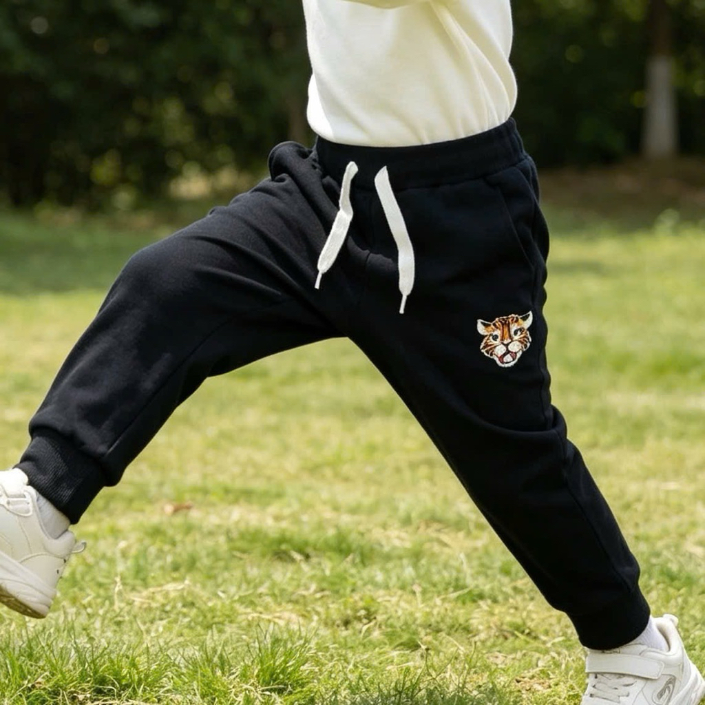 Quần Nỉ Dài Bé Trai Thu Đông Nhiều Mẫu L035 Size 1-9Y (11-35kg) – Quần Dài Trẻ Em Ấm Áp