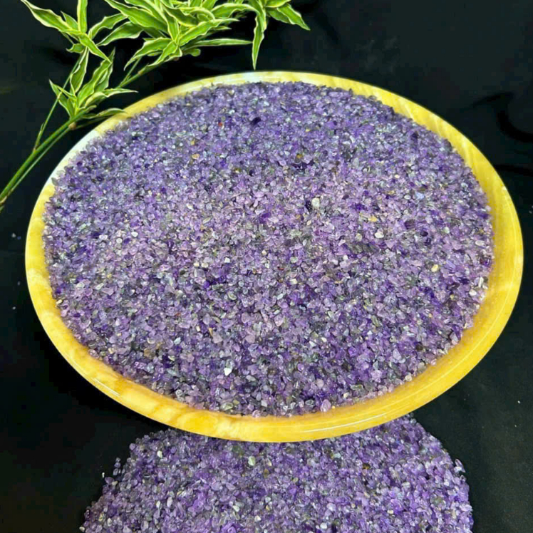 Đá Thạch Anh Tím tự nhiên (Amethyst) - Tăng trí lực, khai mở trực giác, thanh tẩy và thiền định