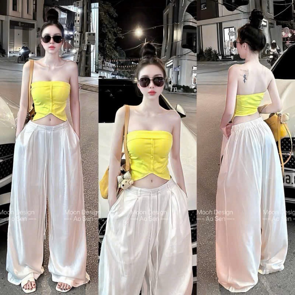 Set quây mixx quần xuông New l1