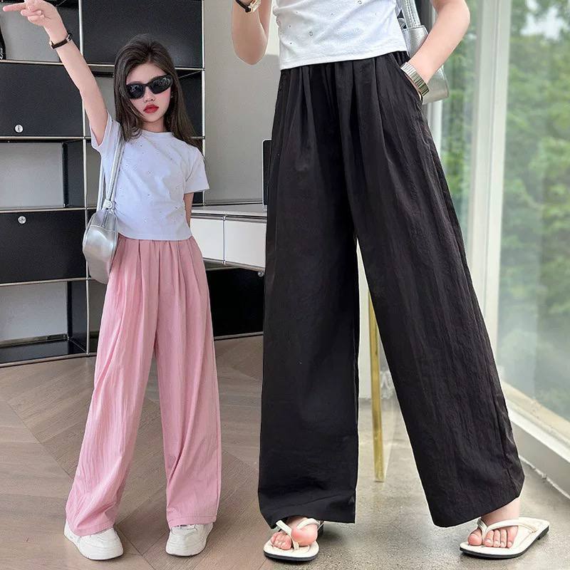 Quần suông gió nhăn cho bé gái size đại BEESHOP H26051