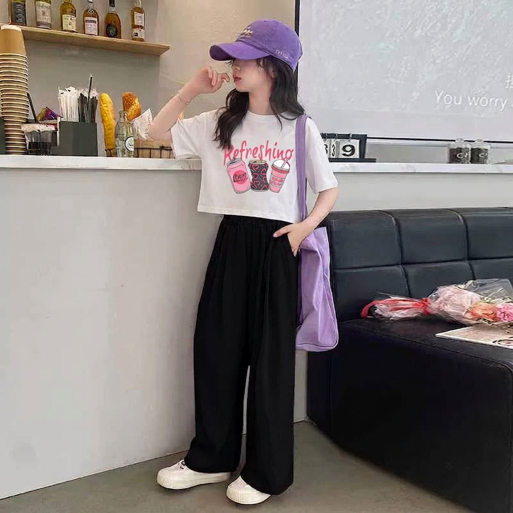 Quần suông gió nhăn cho bé gái size đại BEESHOP H26051
