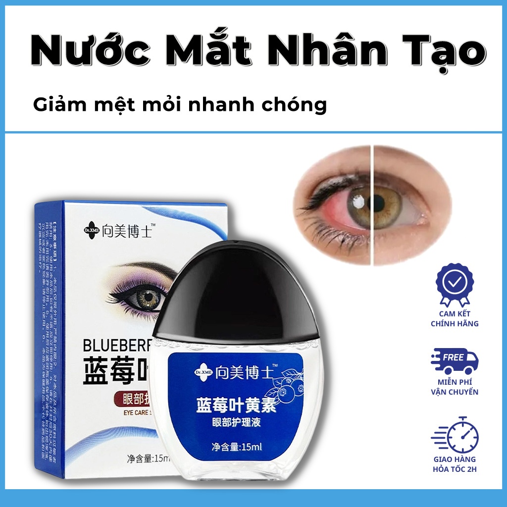 Dung dịch nước mắt nhân tạo Mr. XIANGMEI 15ml - Hàng Chính Hãng, Không Chất Bảo Quản