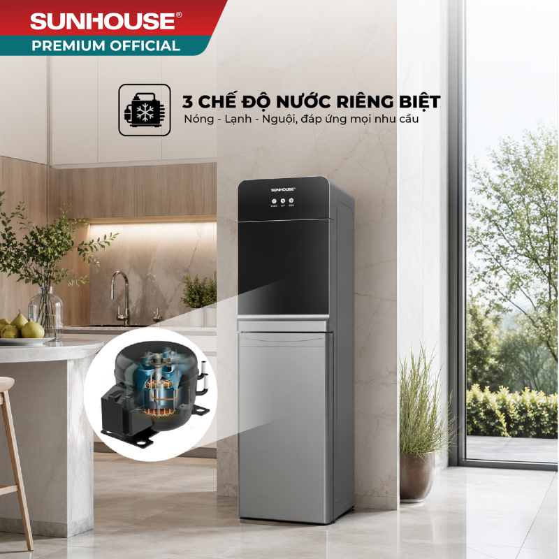 Cây nước nóng lạnh SUNHOUSE SHD9636