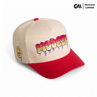 RecklessCapman Mũ Lưỡi Trai STAMPVN l NÓN _MODEST_ TRUCKER HAT - RED - HW5 l MODEST GRAFFITI
