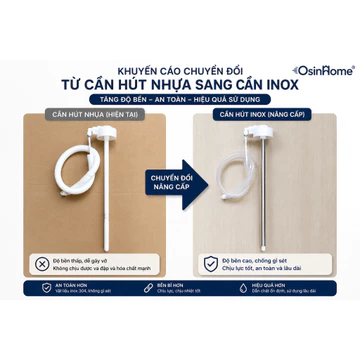 Cần hút cây nước nóng lạnh-Cần hút cây nước nóng lạnh Karofi HC02, HC300, HCV200, HC18, HCV151-WH....