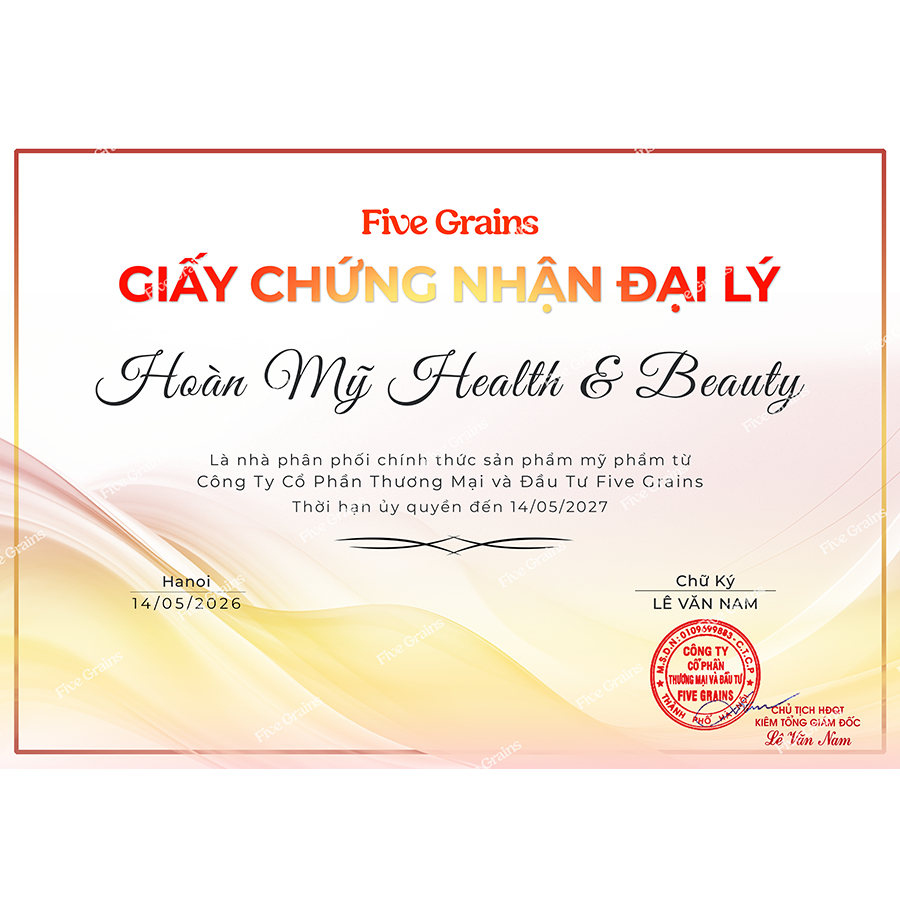 Kem dưỡng Cao cấp Five Grains trắng da Niacinamide, Alpha-Arbutin nâng tone ban ngày 200ML
