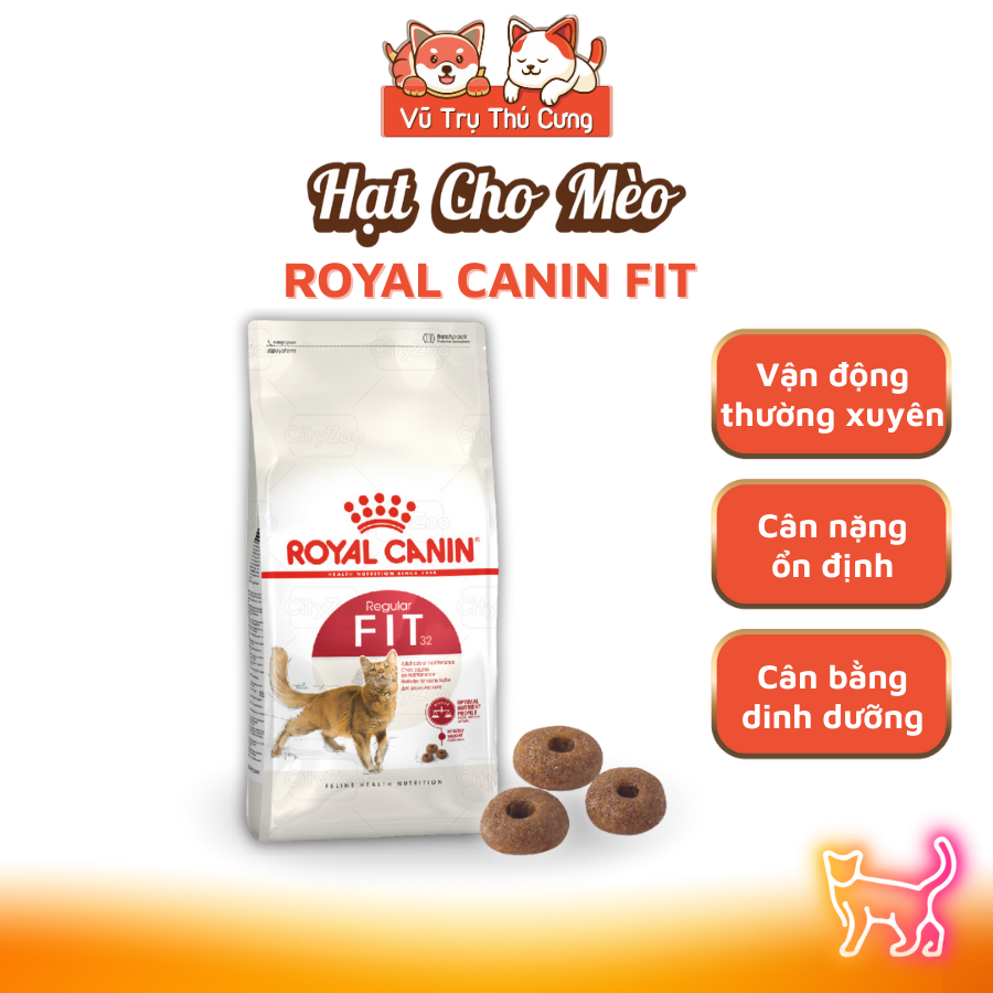 (400g) Hạt Cho Mèo Royal Canin Kitten, MotherBabycat, Indoor, Fit32, HairBall, HairSkin, Shorthair
