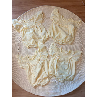 Size newborn-6m Bodychip, bộ liền thân đi chơi cho bé gái điệu đà tiểu thư