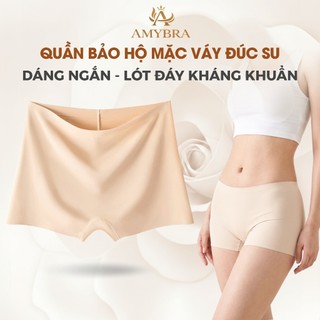 Quần Đúc Su Mặc Váy Thoáng Mát, Quần Mặc Trong Váy Siêu Nhẹ AMYBRA V8205