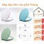 Nắp bồn cầu nhựa trắng, xanh biển, xanh ngọc phù hợp bồn cầu 2 khối rời – đủ bộ chân ốc lắp đặt [ Sale Off ]