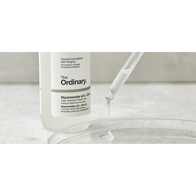 Serum The Ordinary Niacinamide 10% + Zinc 1% 30ml/60ml – Kiểm Soát Dầu Nhờn, Hỗ Trợ Giảm Mụn, Làm Sáng Da [MP6,7]