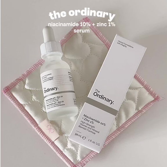 Serum The Ordinary Niacinamide 10% + Zinc 1% 30ml/60ml – Kiểm Soát Dầu Nhờn, Hỗ Trợ Giảm Mụn, Làm Sáng Da [MP6,7]