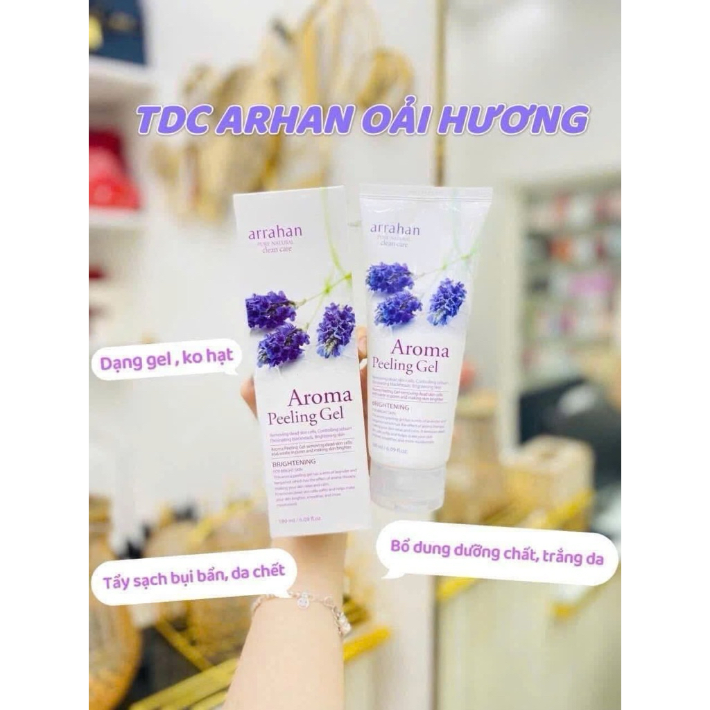 TẨY DA CHẾT ARAHAN DẠNG GEL HOA OẢI HƯƠNG