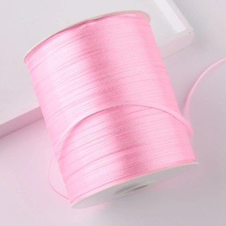 Ruy Băng Lụa Hẹ 3mm Satin Vải Cuộn 500 Yard Ống 450 Mét Đa Dạng Màu Sắc Làm Phụ Kiện Handmade, Kẹp Tóc, Làm Nơ, Gói Hoa