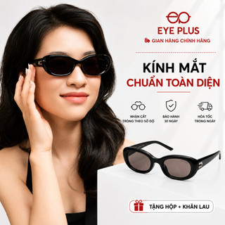 Kính Râm Dáng Mắt Mèo 28204 Eye Plus Gọng TR Nhẹ Bền Chống Loá UV400 Thời Trang Unisex