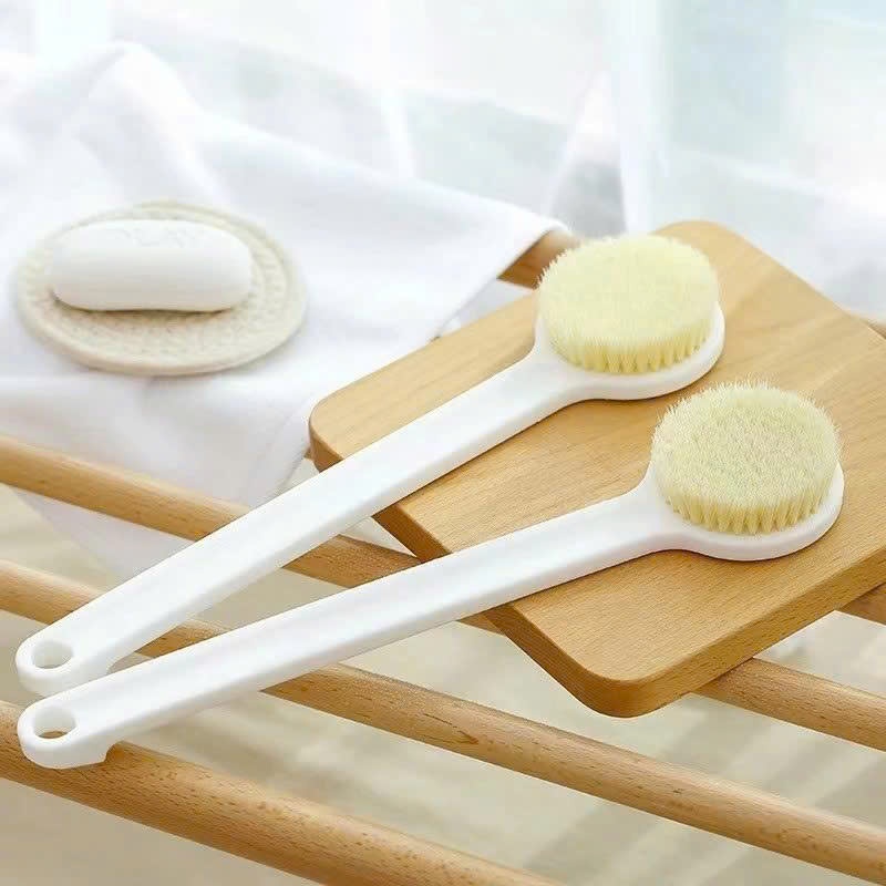 BÀN CHẢI CHÀ LƯNG MUJI CÁN DÀI VỆ SINH CƠ THỂ SẠCH SẼ - Cây Cọ Lưng Tắm Massage Da Thư Giãn Hiệu Quả