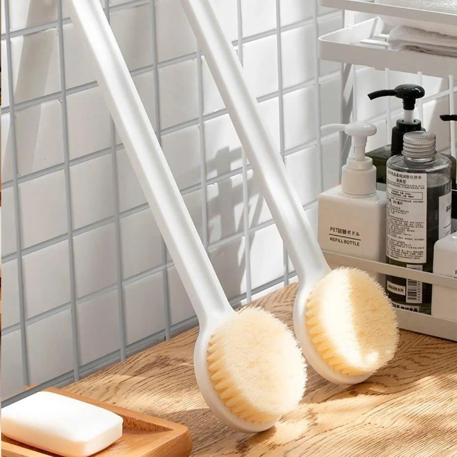 BÀN CHẢI CHÀ LƯNG MUJI CÁN DÀI VỆ SINH CƠ THỂ SẠCH SẼ - Cây Cọ Lưng Tắm Massage Da Thư Giãn Hiệu Quả