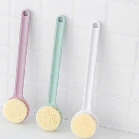 BÀN CHẢI CHÀ LƯNG MUJI CÁN DÀI VỆ SINH CƠ THỂ SẠCH SẼ - Cây Cọ Lưng Tắm Massage Da Thư Giãn Hiệu Quả