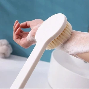 BÀN CHẢI CHÀ LƯNG MUJI CÁN DÀI VỆ SINH CƠ THỂ SẠCH SẼ - Cây Cọ Lưng Tắm Massage Da Thư Giãn Hiệu Quả