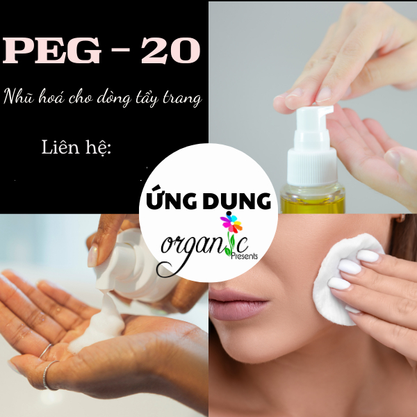 PEG-20 Glycerin Triisostearate - CHẤT NHŨ HOÁ CHO DÒNG TẨY TRANG 50g 100g