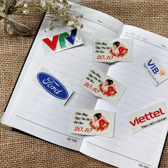 In tem nổi UV - DTF theo yêu cầu