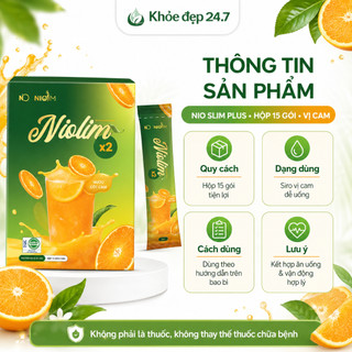 Siro Giảm Cân Nio Slim Plus tặng kèm Detox