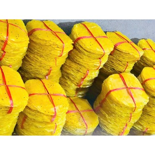 Bánh Tráng Nướng Đà Lạt Vàng Nghệ 22cm Giòn Thơm Ăn Vặt(1KG  -  khoảng 45 cái)