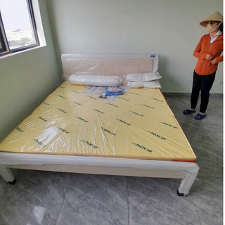【Giao hàng ngay】Giường sắt khung giường kim loại,DA , giường đơn chac chan