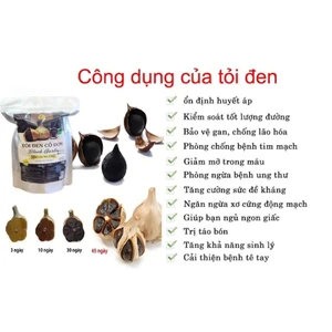 Tỏi Đen Cô Đơn Lên Men Tự Nhiên Đặc Sản Yên Châu Hỗ Trợ Tăng Sức Đề Kháng