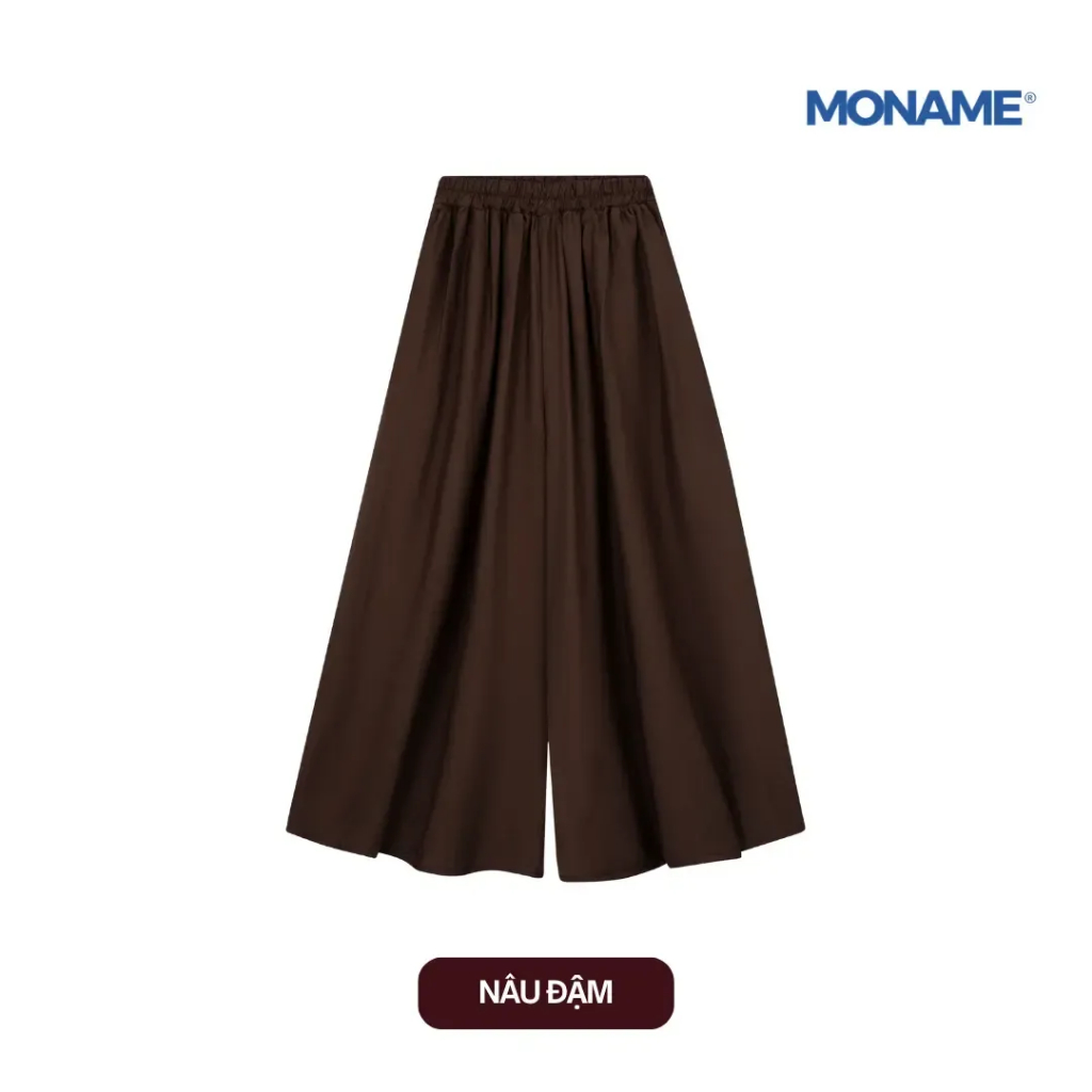 Quần Nữ Ống Rộng Lưng Chun , Chất Liệu Vải Đũi Tơ Thoáng Mát Nữ Women Freesize 40-70kg MONAME Q30 | BigBuy360 - bigbuy360.vn