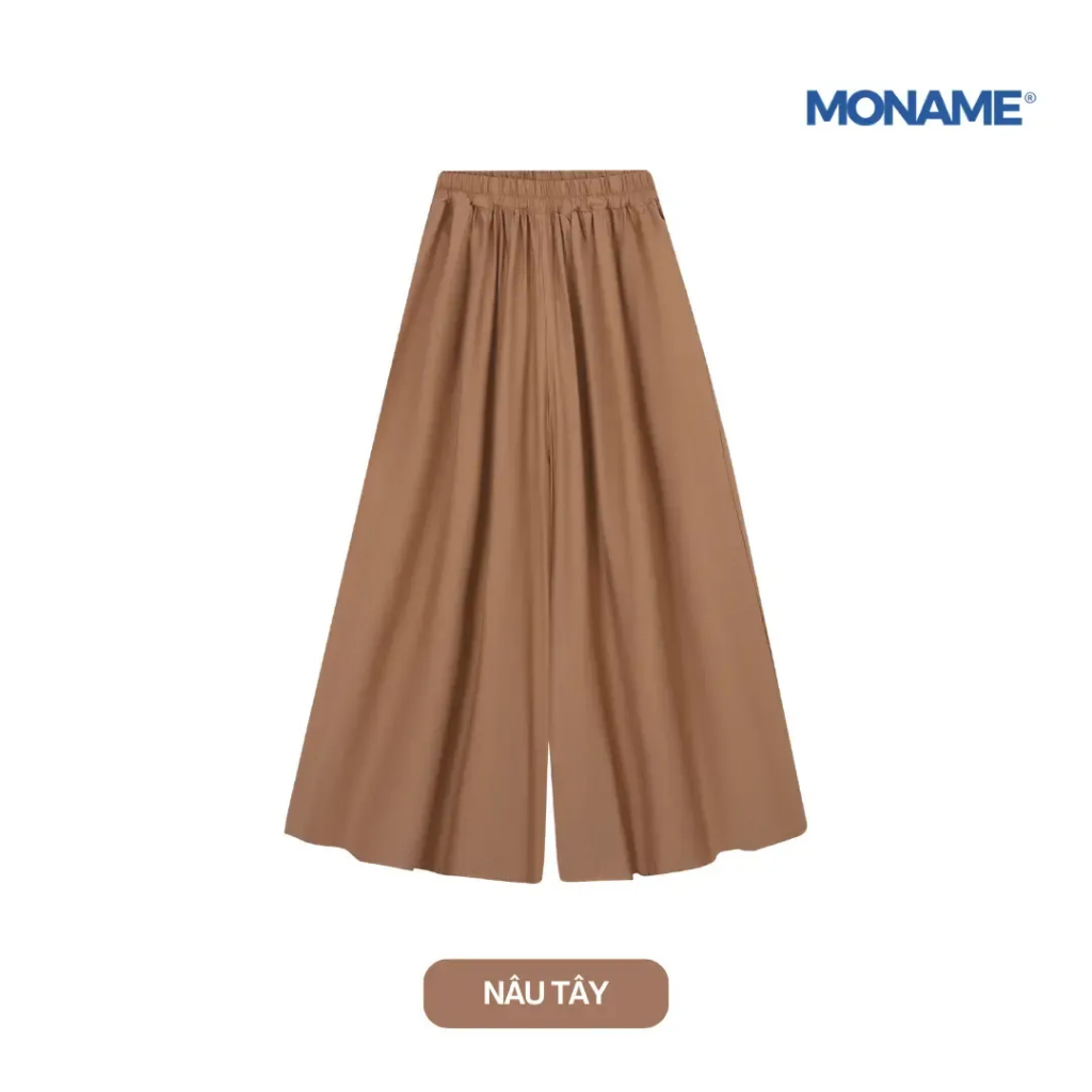 Quần Nữ Ống Rộng Lưng Chun , Chất Liệu Vải Đũi Tơ Thoáng Mát Nữ Women Freesize 40-70kg MONAME Q30 | BigBuy360 - bigbuy360.vn