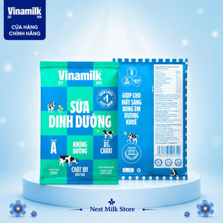 [Chỉ Giao HCM] Sữa Dinh Dưỡng Vinamilk Không Đường 220ml - Thùng 48 Bịch