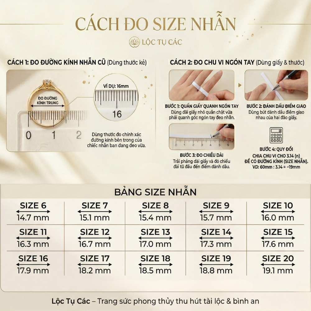 Nhẫn đá thạch anh Chalcedony phong thủy Lộc Tụ Các Ocean Blue chất băng - Khởi quang tinh xảo thu hút năng lượng