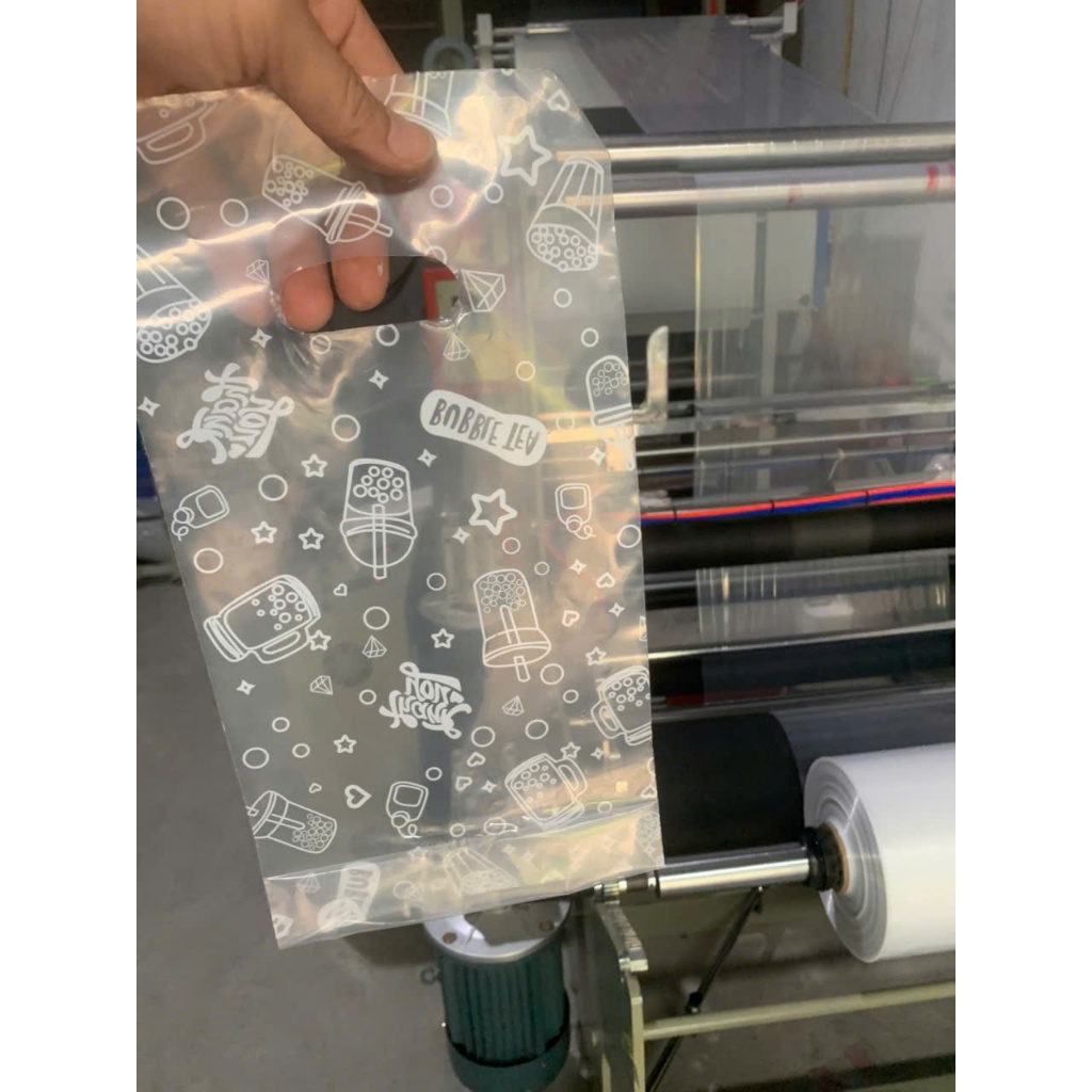 [1KG Túi Đựng Ly] size 17x32(110-120 túi/1kg)-Túi PE Đựng Trà Sữa, Cà Phê, Nước Ép Mang Về – CÓ IN