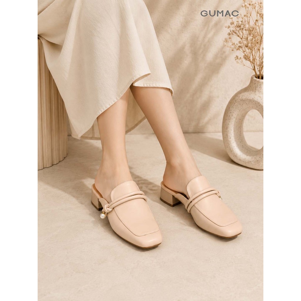 Dép Sục Nữ Phối Hạt Châu Thời Trang GUMAC GG04092