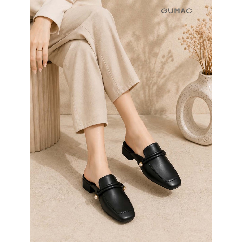 Dép Sục Nữ Phối Hạt Châu Thời Trang GUMAC GG04092