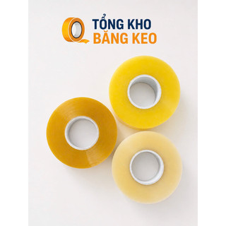 Combo 6 cuộn băng dính 1kg lõi nhựa siêu mỏng