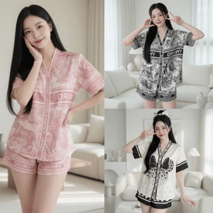 Bộ Đồ Ngủ Pijama Lụa Cát Mềm Mịn Thiết Kế Thanh Lịch Trẻ Trung Hot Trend 2026