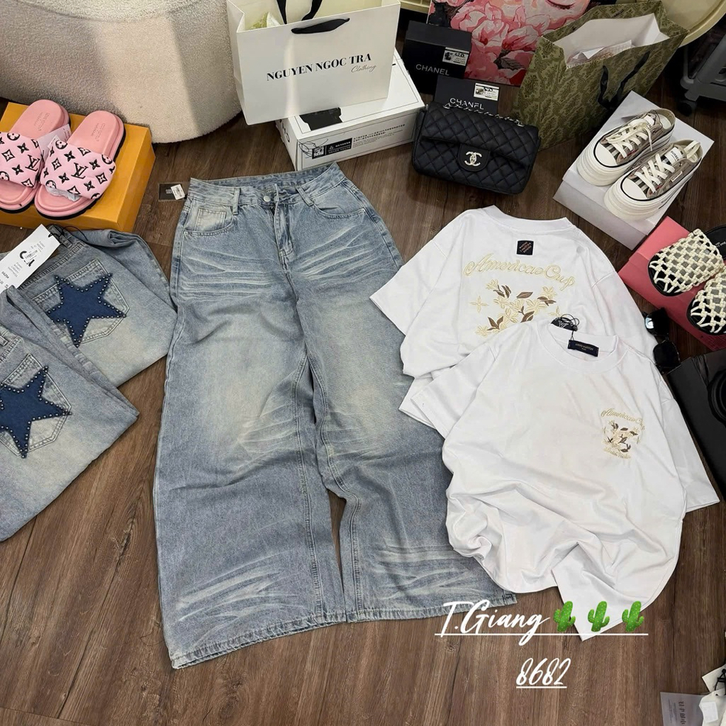 Jean xuông sau ngôi sao hot hottt Sz: S M L M: 8682